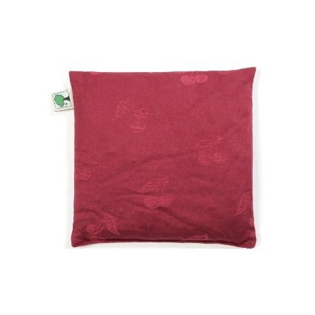 COMPRESSE NOYAU DE CERISE carré 23x23 cm