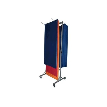 SUPPORT SUR ROULETTES RÉGLABLE POUR TAPIS