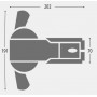 TABLE ELECTRIQUE DE POSTURE AVEC POTENCE, DOSSIER ET TROU VISAGE - HMMZ10/D