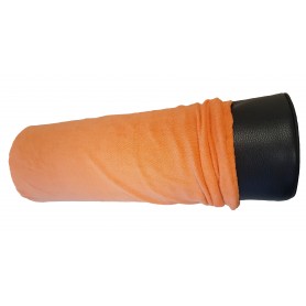 HOUSSE EPONGE pour COUSSIN 1/2 CYLINDRIQUE - orange