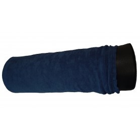 HOUSSE EPONGE pour COUSSIN 1/2 CYLINDRIQUE - bleu marine