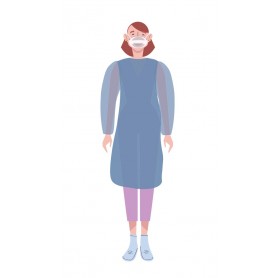 kit sur-blouse avec manchettes