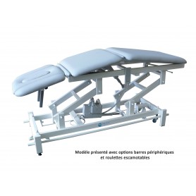 TABLE DE MASSAGE ELECTRIQUE CYPHOSE AVEC ACCOUDOIRS PLONGEANTS - HM803N CYAP