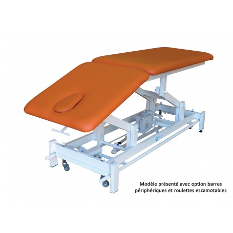 TABLE DE MASSAGE ELECTRIQUE BIPLAN avec DOSSIER DECLIVE PROCLIVE - HM802N DP