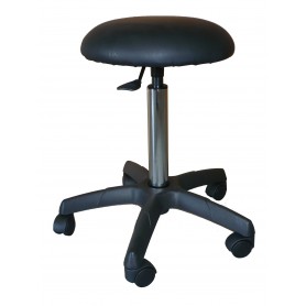 TABOURET SUR ROULETTES ECO - NOIR