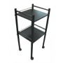 GUERIDON ETROIT 40x40 - 2 plateaux