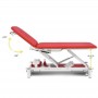 Table de massage FERROX® PICASSO COMFORT 2 plans + 4 roulettes + cadre de commande