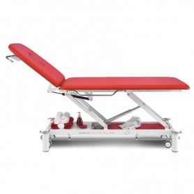 Table de massage FERROX® PICASSO COMFORT 2 plans + 4 roulettes + cadre de commande
