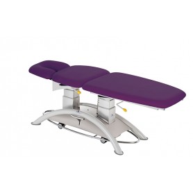 Table de massage LOJER® - CapreFX3 - 3 plans avec têtière + roulettes + cadre de commande