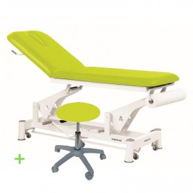 Table de massage hydraulique Ecopostural C5733 - 2 plans + 1 tabouret offert