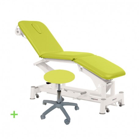 Table de massage hydraulique Ecopostural C5757 - 3 plans + 1 tabouret offert