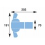 TABLE ELECTRIQUE DE POSTURE SANS POTENCES AVEC DOSSIER- HMMZ/D