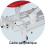 TABLE DE MASSAGE ELECTRIQUE AVEC ACCOUDOIRS PLONGEANTS - HM700 AP