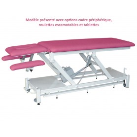 TABLE DE MASSAGE ELECTRIQUE AVEC ACCOUDOIRS PLONGEANTS - HM700 AP