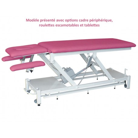 TABLE DE MASSAGE ELECTRIQUE AVEC ACCOUDOIRS PLONGEANTS - HM700 AP